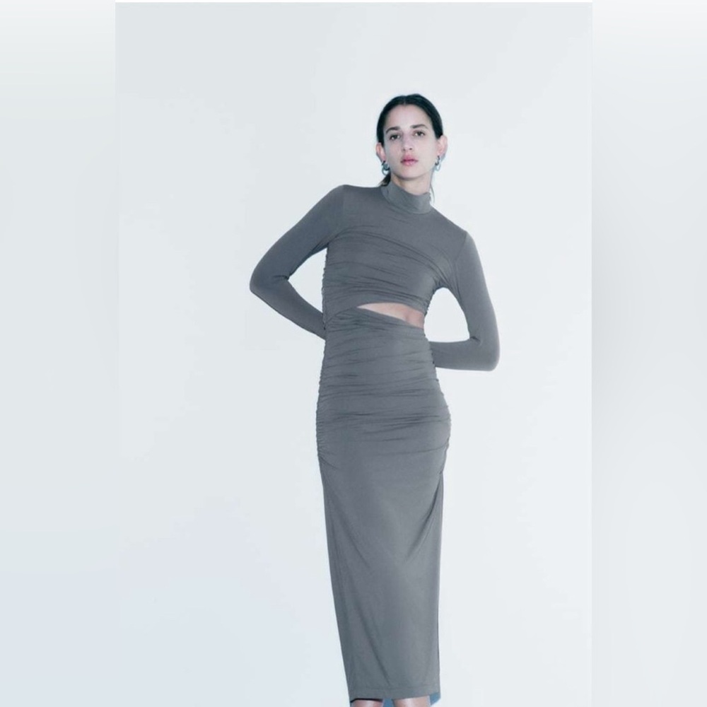 Zara Fitted Cut Out Dress